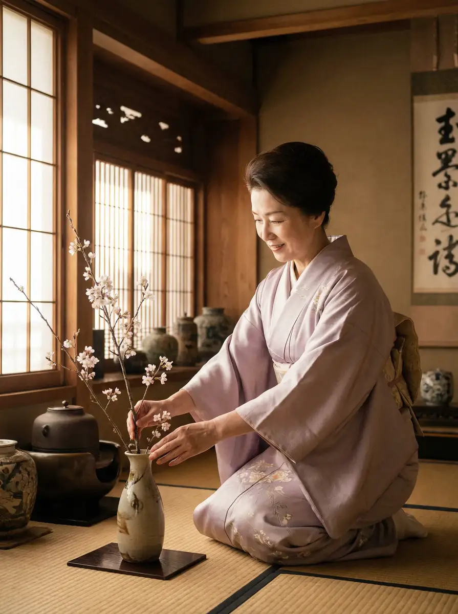一位优雅的 国产美女a片_国产美女a片吃瓜爆料 | 全网最全国产美女a片聚集地 在和室中插花